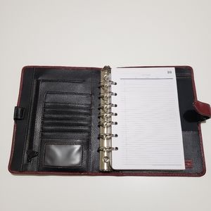 Vintage Franklin Covey Classic Aurora Burgundy Rare